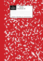Marble Notebook A5: Red Marble Wide Ruled Journal - Paperback