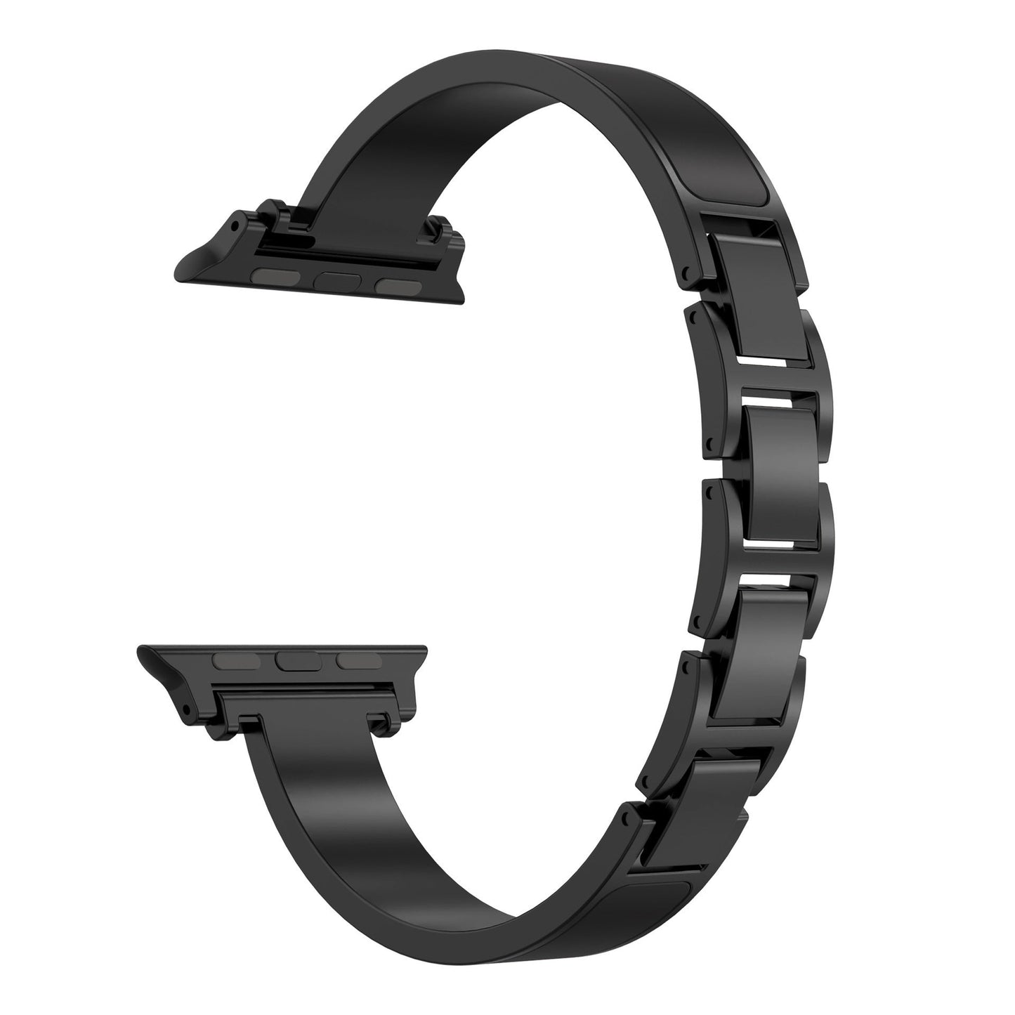 Chanel-style Bracelet-style Metal-link Watch Strap