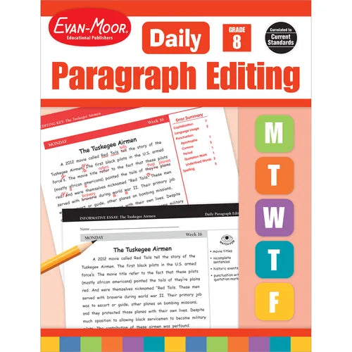 Daily Paragraph Editing, Grade 8 Teacher Edition - Paperback