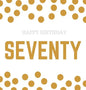 Happy 70th Birthday Guest Book (Hardcover): Happy 70th Birthday Guest book, party and birthday celebrations decor, memory book, 70th birthday, happy b - Hardcover