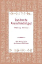 Texts from the Amarna Period in Egypt - Paperback