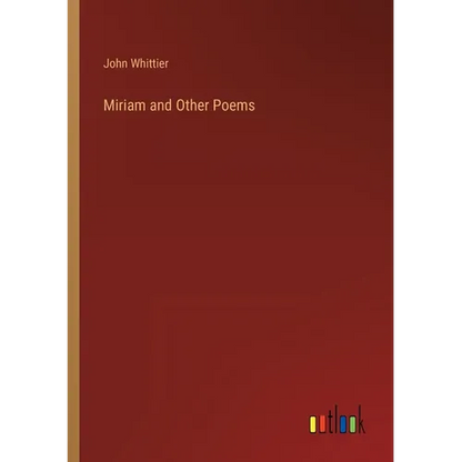 Miriam and Other Poems - Paperback