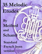 35 Melodic Etudes, Standard French Horn Version - Paperback