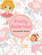 Pretty Ballerinas Coloring book: Amazing pictures of cute little ballerina to color for kids girls, 8.5 * 11 inches - Paperback