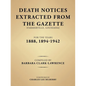 Death Notices Extracted from the Gazette (Farmerville, Louisiana) for the Years 1888, 1894-1942 - Paperback