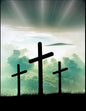 The Cross Christian Inspirational Notebook: 100 Pages 8.5" X 11" Wide Ruled Line Paper - Paperback