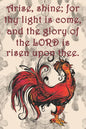 Arise, shine; for thy light is come, and the glory of the LORD is risen upon thee.: Dot Grid Paper - Paperback