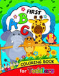First ABC Coloring book for Toddlers: Activity book for boy, girls, kids Ages 2-4,3-5,4-8 (Coloring and Tracing Alphabet and Shape) - Paperback