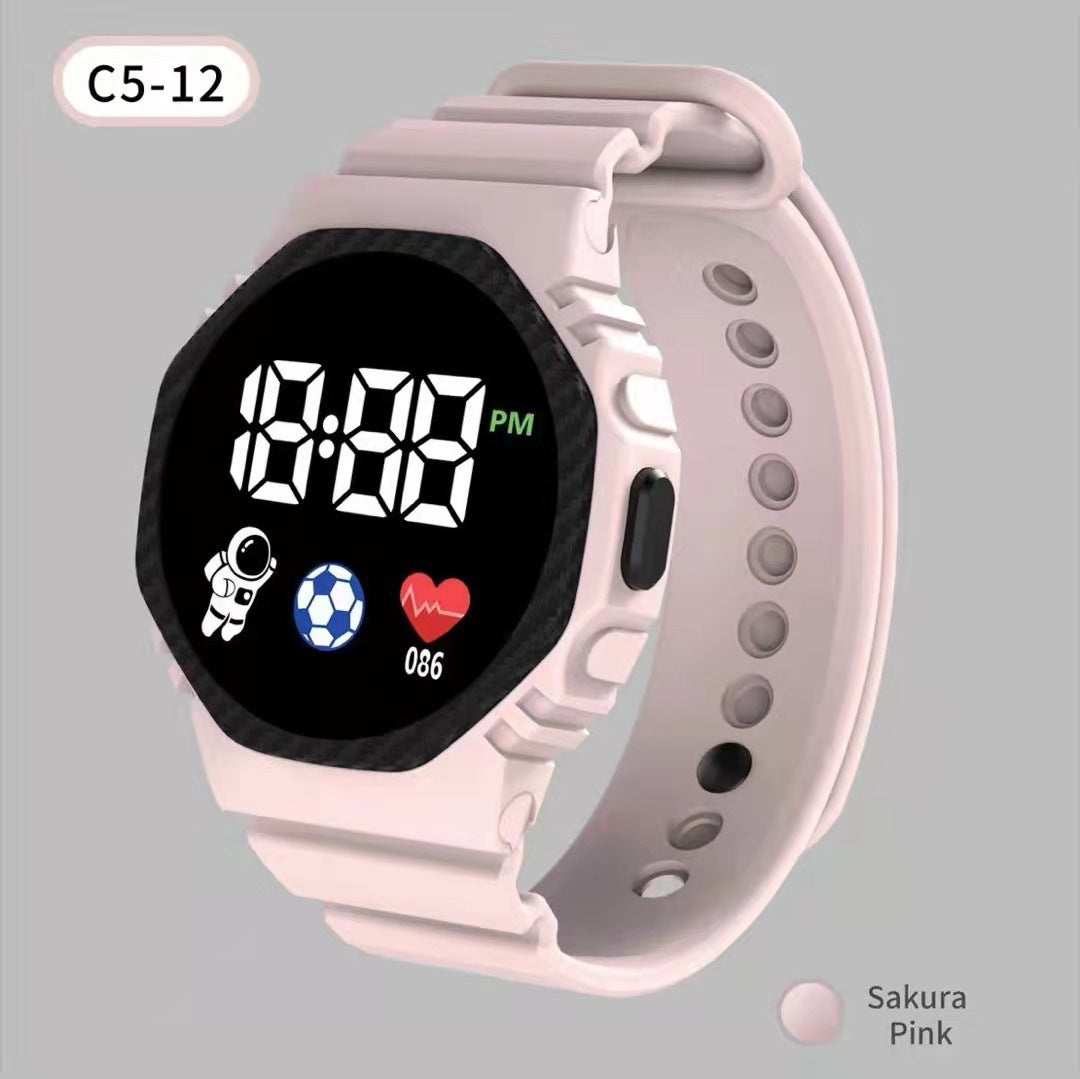 Square Electronic Watch Student Watch