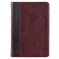 KJV Compact Bible Two-Tone Brown/Brandy Full Grain Leather - Leather