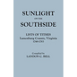 Sunlight on the Southside. Lists of Tithes, Lunenburg County, Virginia, 1748-1783 - Paperback