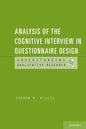 Analysis of the Cognitive Interview in Questionnaire Design - Paperback