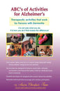 ABC's of Activities for Alzheimers - Paperback