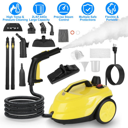Steam Cleaning Machine with Wheels – All-Surface Deep Clean