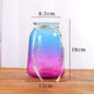 Simple Ice Seal Glass Gradient Color Vase