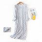 Lengthened Plus Size Nightdress Autumn Style Long Sleeves