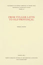 From Vulgar Latin to Old Provençal - Paperback