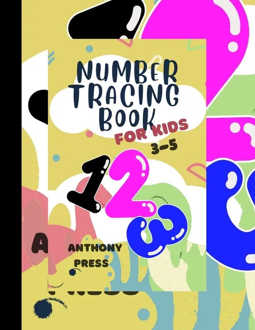 Number tracing: Books first kids 3-5 - Paperback