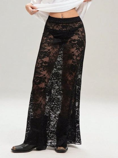 Lace Maxi Skirt