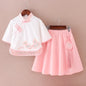 Girls' Antique Summer Chinese Style Skirt