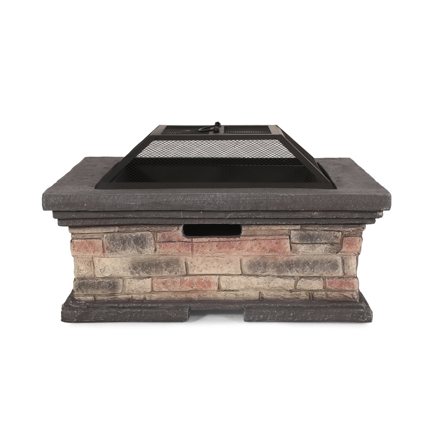 MGO 29" SQUARE WOOD BURNING FIRE PIT