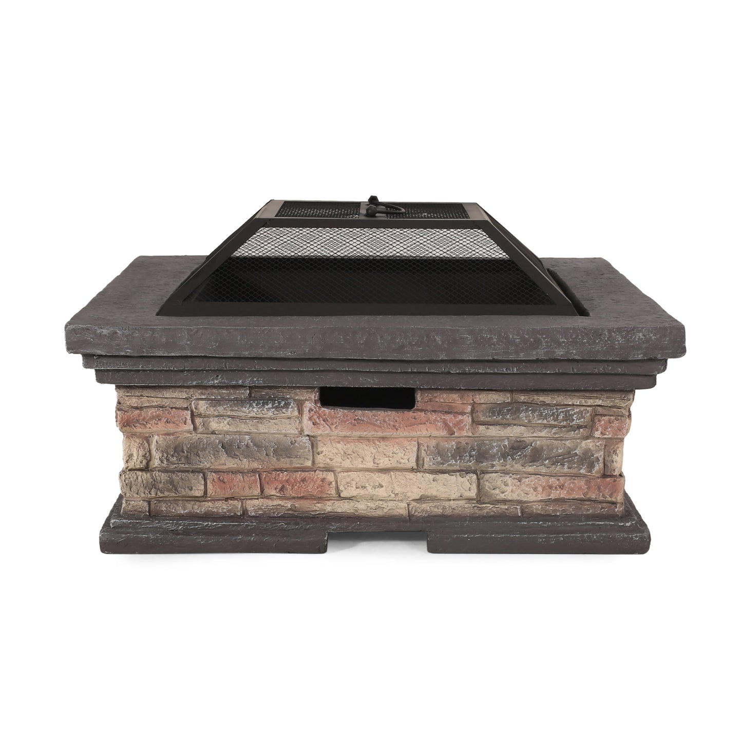 MGO 29" SQUARE WOOD BURNING FIRE PIT
