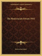 The Rosicrucian Forum 1932 - Paperback