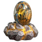 LED Lava Dragon Egg Ornamental Collection Decor Dinosaur Egg Statue Resin Dragon Egg Crystal Minerale Gemstone Reiki Home Decor