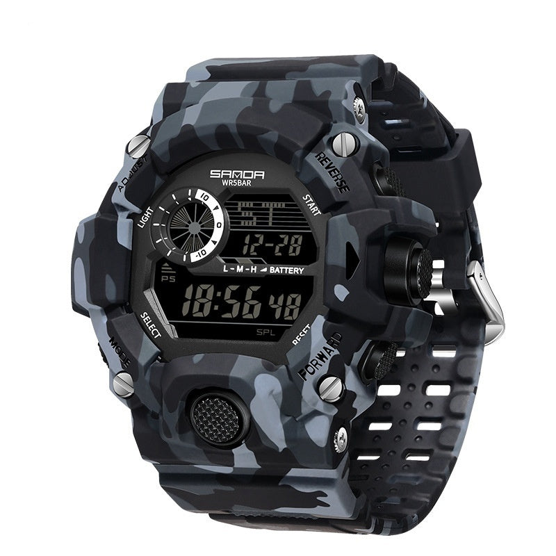 Multi-functional Camouflage Series Outdoor Sports Electronic Watch