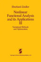 Nonlinear Functional Analysis and Its Applications: III: Variational Methods and Optimization - Paperback