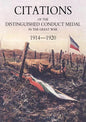 Citations of the Distinguished Conduct Medal 1914-1920: Section 2: Part One Line Regiments - Paperback