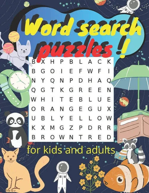 Word search puzzles: Exercise your brain and fill your heart book Word search puzzle for kids and adule more the 250 WORD Puzzles, Facts, a - Paperback