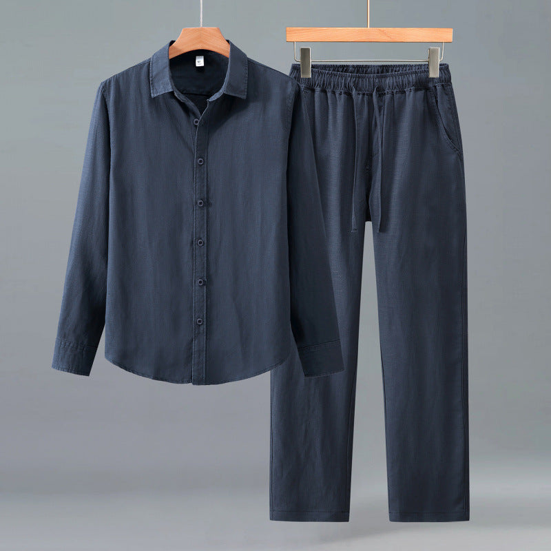 High-end Quality Tencel-linen Casual Mens Suit