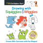 Drawing with Squiggles & Wiggles: Create 100+ Cartoons with Fun Shapes, Easy How to Draw Horses, Koalas, Dogs, Cats, People, and Monsters Book for Kid - Paperback