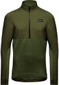 Gorewear Trail KPR Hybrid 1/2-Zip Jersey - Utility Green Men's Medium