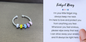 Rotating Enamel Fingertip Stress Relief Ring