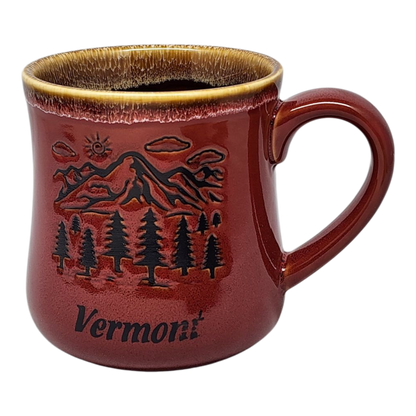 Vermont Green Mountains Mug - Brick