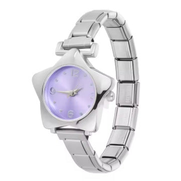 New Colorful Five Star Stainless Steel Watch Bracelet