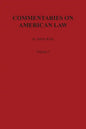 Commentaries on American Law, Volume I - Paperback