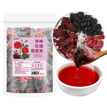 Mulberry Rose Roselle Tea – Sweet & Sour Ruby Herbal Blend