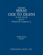 Ode to Death, H.144: Study score - Paperback
