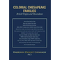 Colonial Chesapeake Families 1 - Hardcover