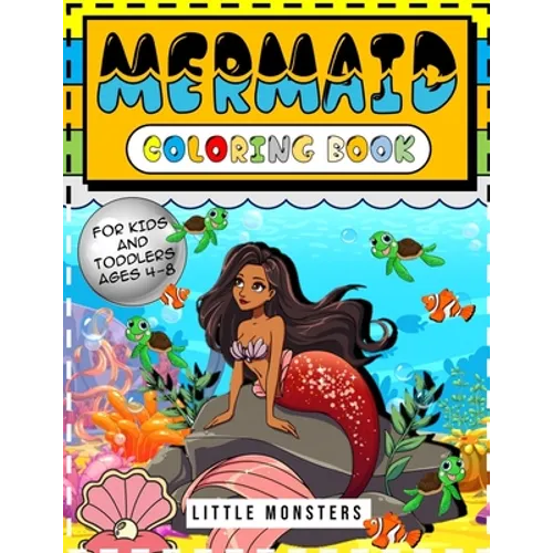 Mermaid Coloring Books: : Adorable And Various Unique Design of Coloring Book For Girls. Kids Ages 4-8 108 Pages 50 Designs - Paperback