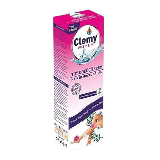 Clemy Hair Removal Cream 100ml - Vitamin E & Jasmine Extract for Smooth Skin