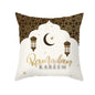 Home Fashion National Style Peach Skin Velvet Printed Cushion Cover
