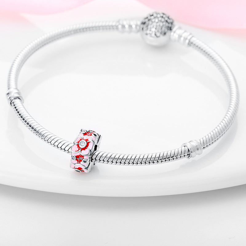 Round Clip-bead DIY Bracelet Accessories, Fashionable Beading Components