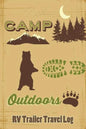 Camp Outdoors RV Trailer Travel Log - Paperback