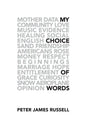 My Choice of Words - Paperback