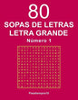 80 Sopas de letras Letra Grande - N. 1 - Paperback