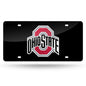 Rico Industries NCAA Ohio State Buckeyes Laser Inlaid Metal License Plate Tag  6 x 12-inches